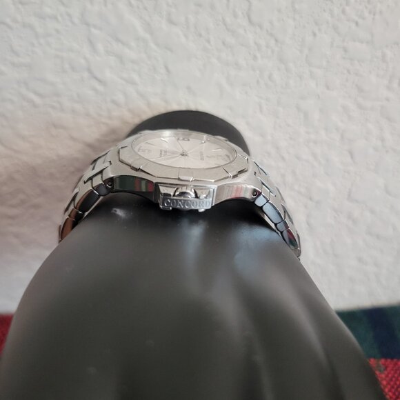 Concord Saratoga Ref 14.c2.1894 Swiss Auto Watch Silver Men's Luxury Statement - Picture 6 of 10